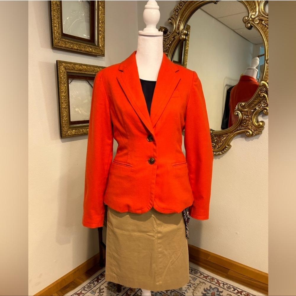 Merona Orange Blazer Jacket